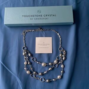 Touchstone crystal necklace